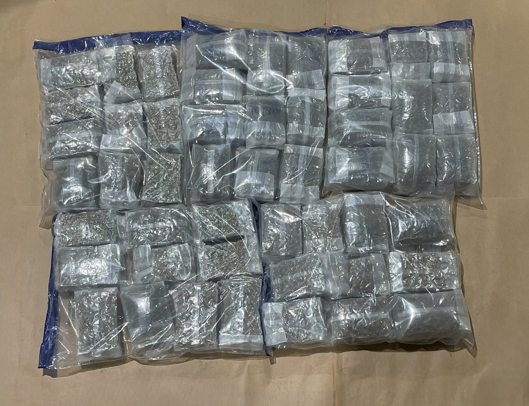 Photo 2 (CNB): Cannabis seized from the boxes inside the container on 24 September 2026.